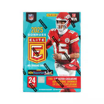2025 Panini Donruss Elite Football Blaster Box -Find Aspiration Shimmer or Status Explosion - 6 Packs Per Box, 4 Cards Per Pack