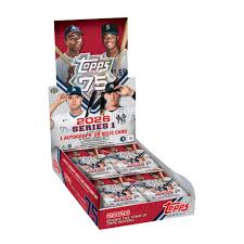 2026 Topps Series 1 Baseball Hobby Box - 20 Packs per Box, 12 Cards Per Pack, 1 Auto or Relic Card & 1 Promo Pack TD