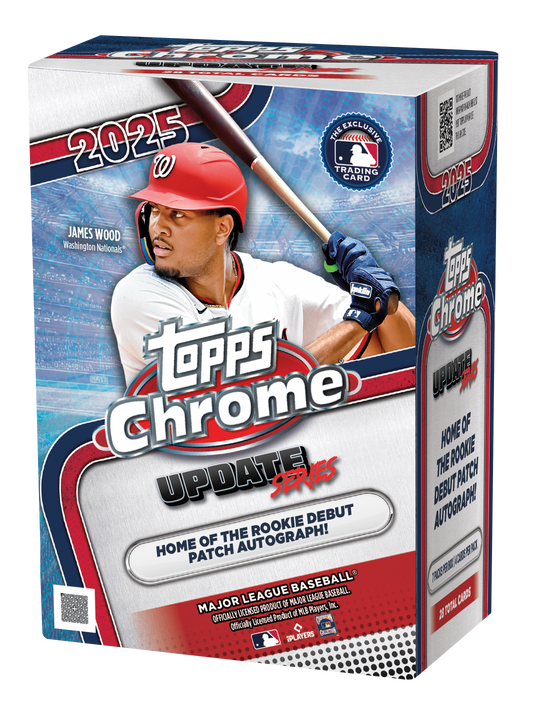 2025 Topps Chrome Update Blaster Box - 7 Packs per Box,4 Cards per Pack TD