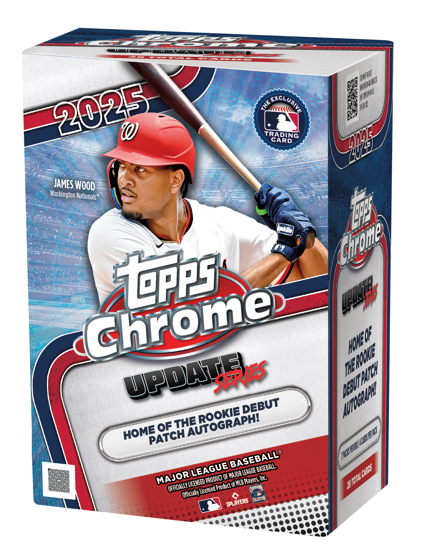 2025 Topps Chrome Update Blaster Box - 7 Packs per Box,4 Cards per Pack TD