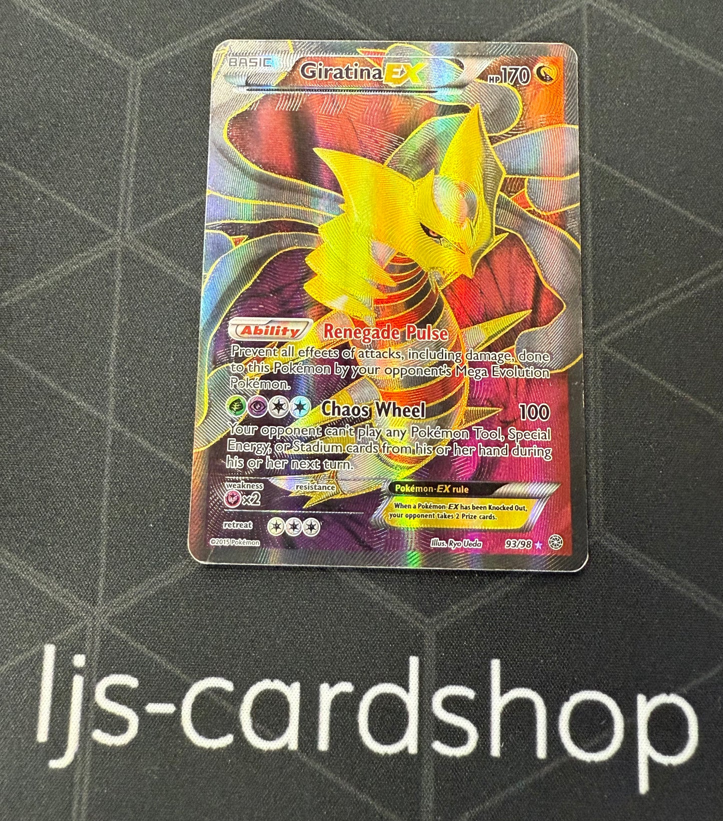 Ancient Origins Giratina EX 93/98 MP JD