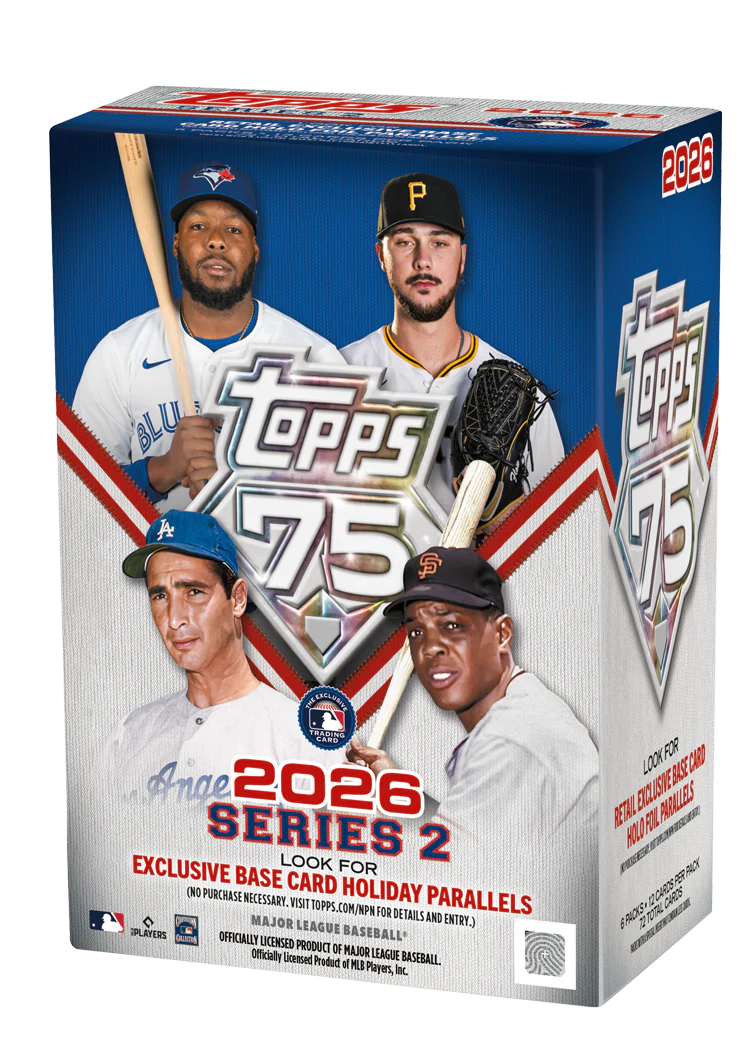 2026 Topps Baseball Series 2 Blaster Box - 6 Packs per Box, 12 Cards per Pack