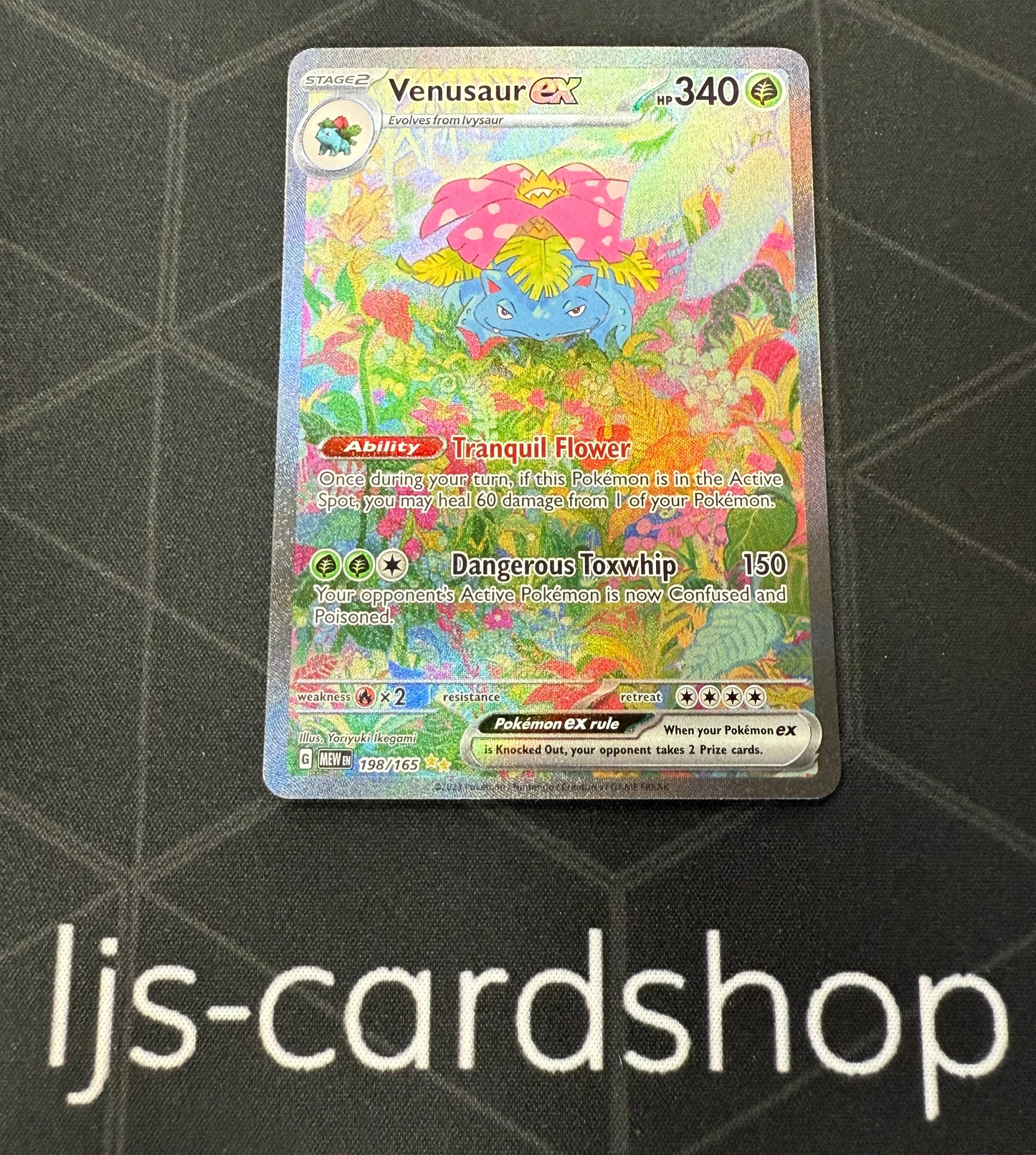 Venusaur ex 151 198/165 ISO JD