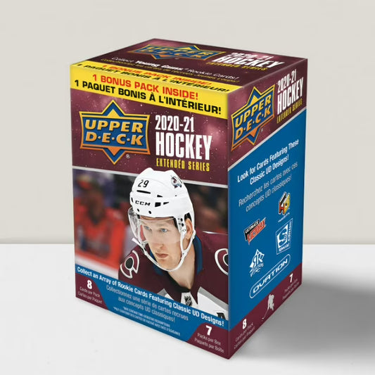2020-21 Upper Deck Extended Series Blaster Box Hockey Online