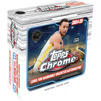 2024-25 Topps Chrome Basketball Mega Box Online TD