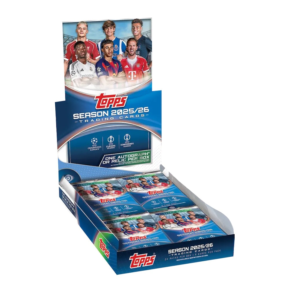 2025-26 Topps Flagship UEFA Club Competitions Hobby Pack - 8 Cards per Pack TD