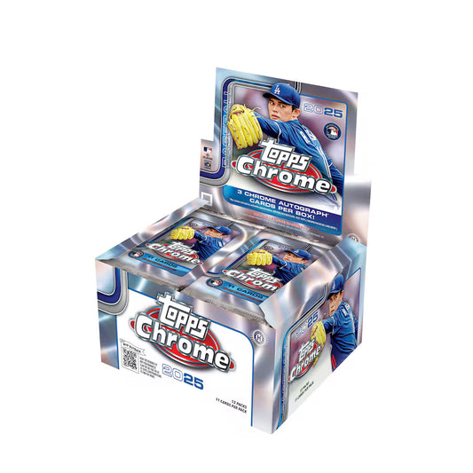 2025 Topps Chrome Baseball Hobby Jumbo Box Online TD