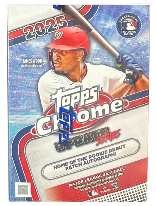2025 Topps Chrome Update Blaster Box - 7 Packs per Box,4 Cards per Pack TD