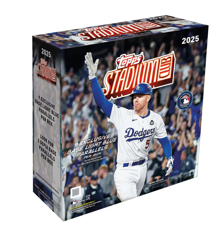 2025 Topps Stadium Club Baseball Mega Box - 18 Packs per Box, 8 Cards Per Pack, 144 Total Cards TD