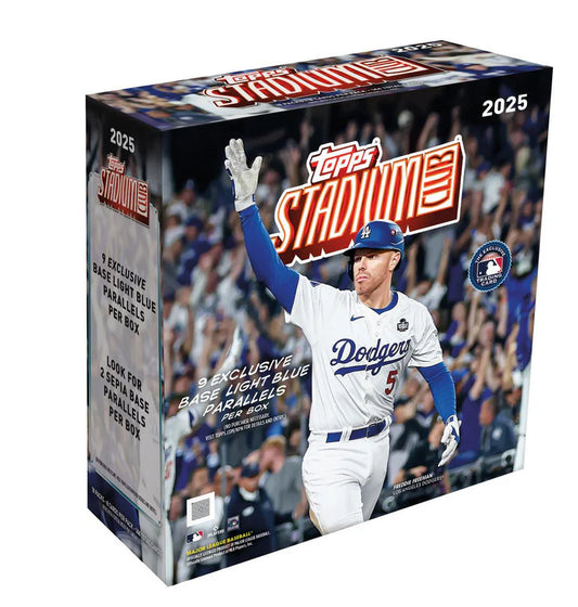 2025 Topps Stadium Club Baseball Mega Box - 18 Packs per Box, 8 Cards Per Pack, 144 Total Cards TD