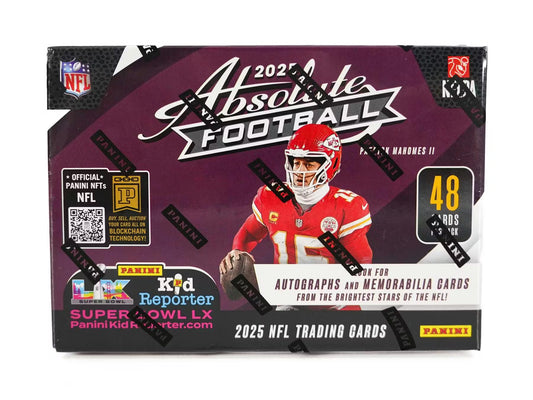 2025 Panini Absolute Football Blaster Box - 6 Packs per Box, 8 Cards per Pack - Possible Kabooms