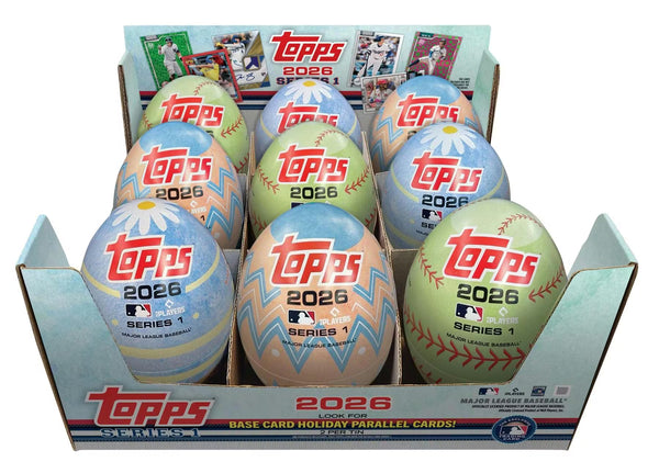 2026 Topps Series 1 Baseball Retail Tin - 2 Holiday Variations, 1 Exclusive Card & 1 1991 Insert TD