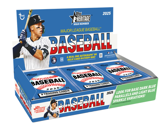 2025 Topps Heritage High Number Hobby Pack - Single Pack, 8 Cards Per Pack TD