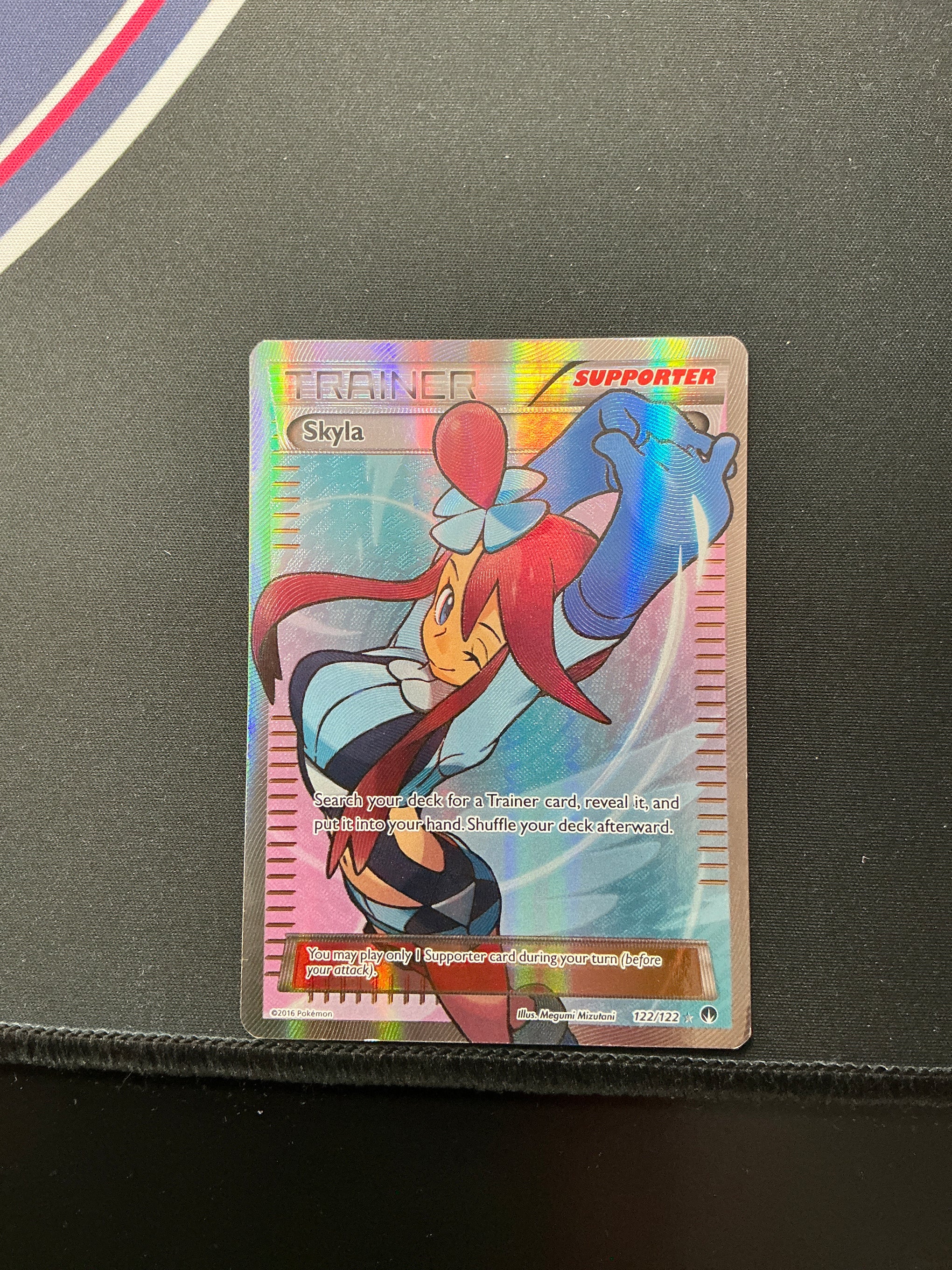 Pokemon Skyla Full Art Trainer 122/122 Moderately played ISO