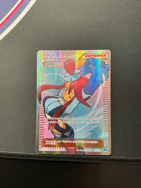 Pokemon Skyla Full Art Trainer 122/122 Moderately played ISO