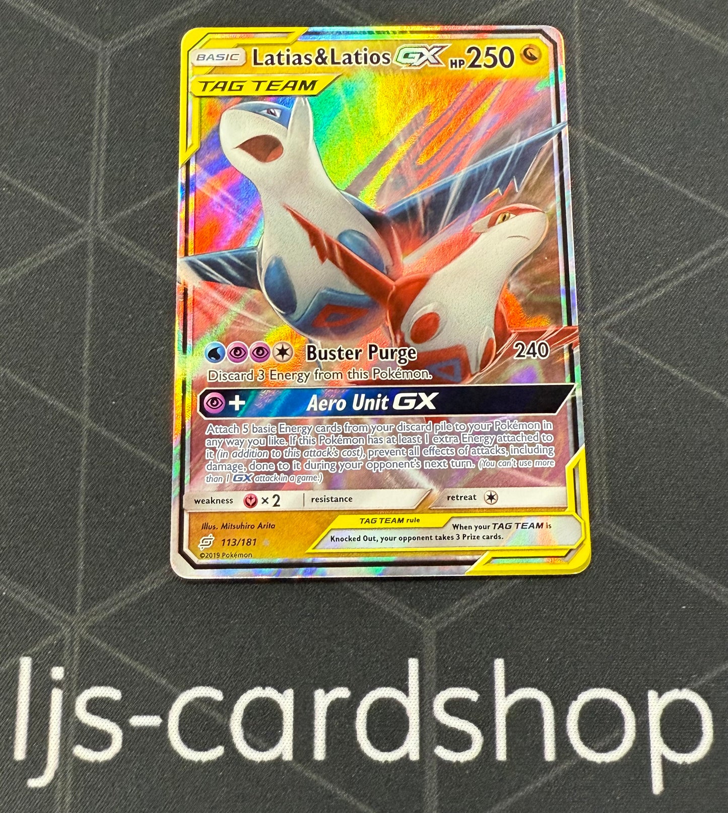 Latios & Latias GX NM 113/181 JD