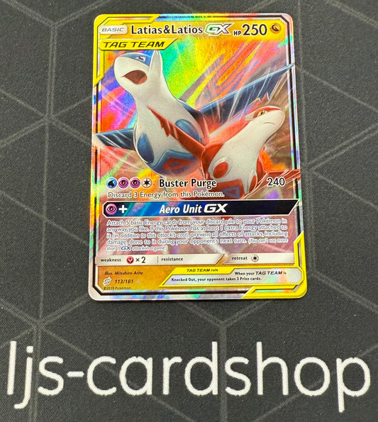 Latios & Latias GX NM 113/181 JD