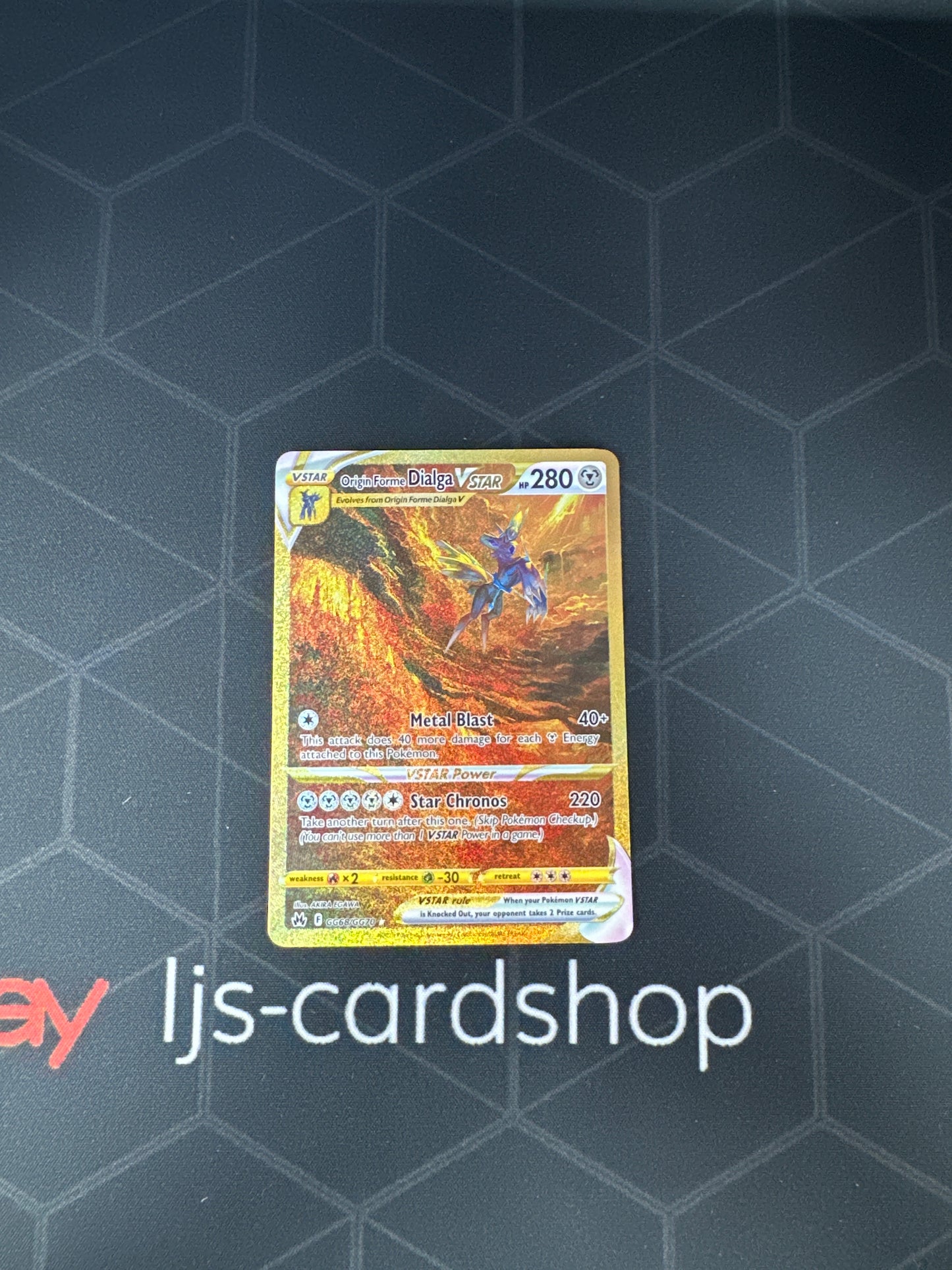 Pokemon Origin Forme Dialga Vstar Alt Art ISO