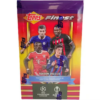 2022-23 Topps Finest Flashbacks UEFA Club Competitions Soccer Hobby Box Online