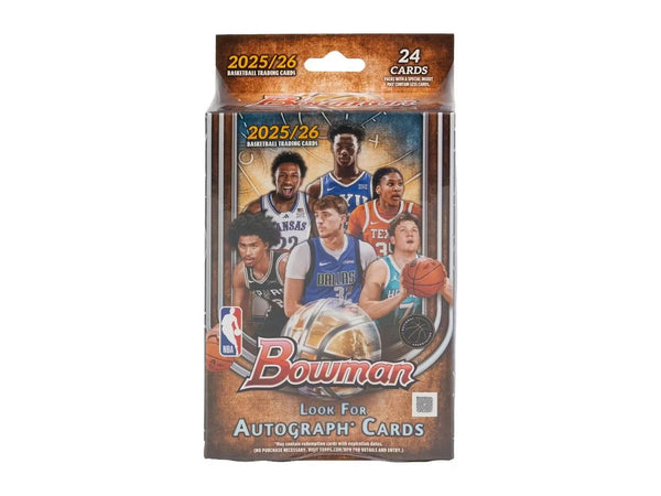 2025-26 Bowman Basketball Hanger Box - 24 Cards per Box