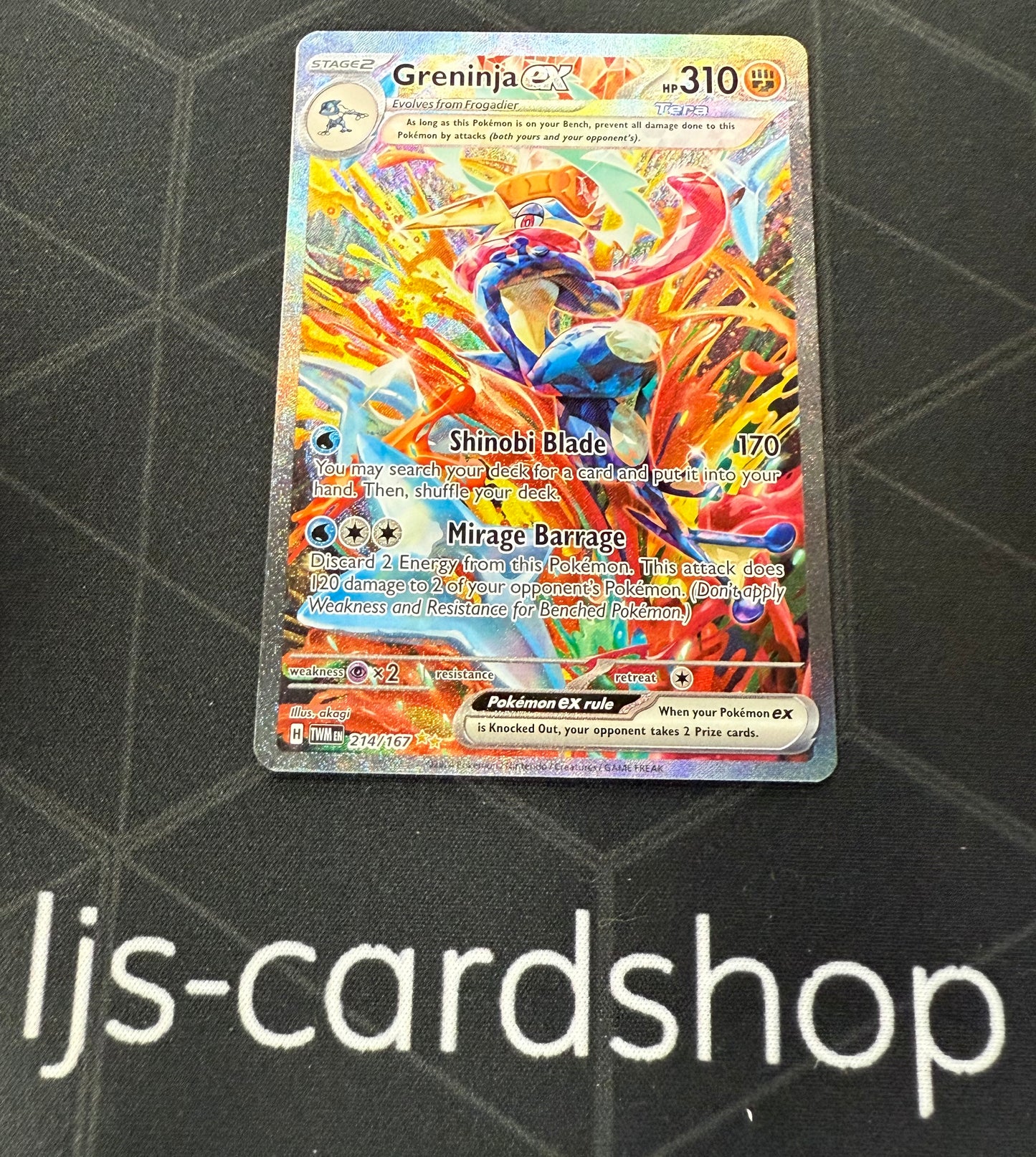 Pokemon Greninja ex 214/167 JD
