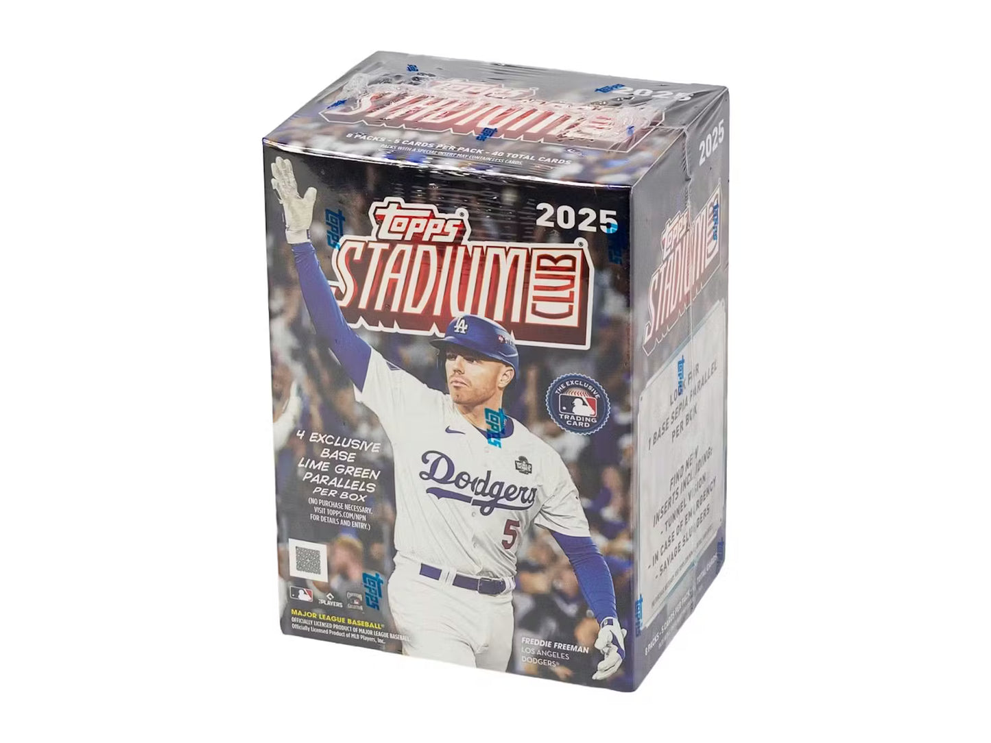 2025 Topps Stadium Club Baseball Blaster Box - 8 Packs per Box, 5 Cards Per Pack, 40 Total Cards TD