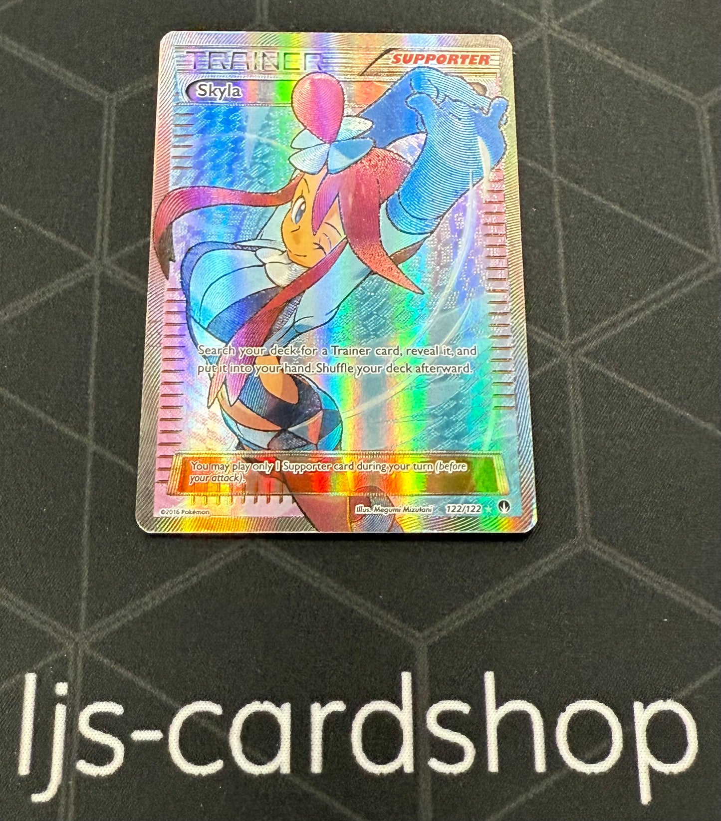 Pokemon Skyla Full Art Trainer 122/122 HP