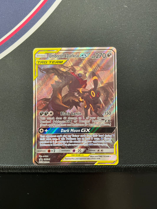 Umbreon & Darkrai GX SM241 promo Moderately Played ISO