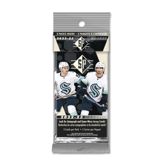 2022-23 Upper Deck SP Authentic Hockey Box - (3) Hanger Packs ONLINE