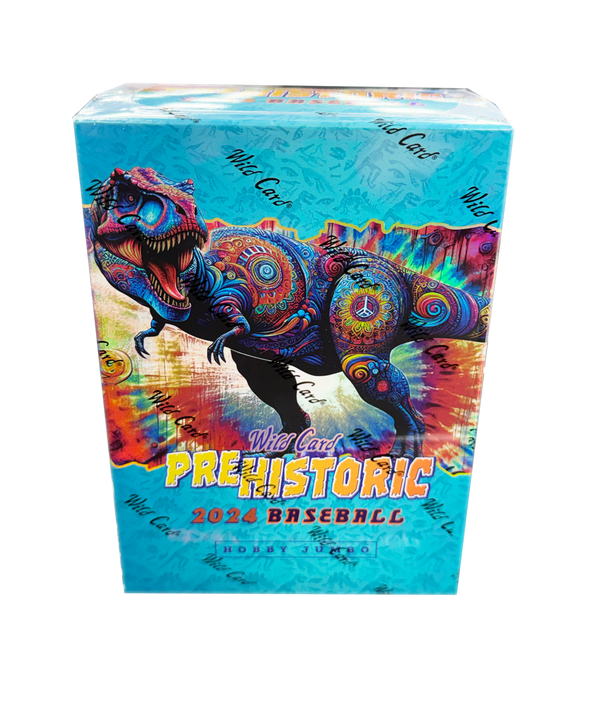 2024 Wild Card Prehistoric Baseball Hobby Jumbo Box - 5 Encased Card #'d /25 or Less, Including 1 Mammoth 4x6 Card GTS
