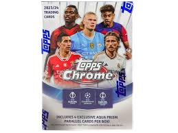 2023-24 Topps Chrome UEFA Club Competitions Soccer Blaster Box Online
